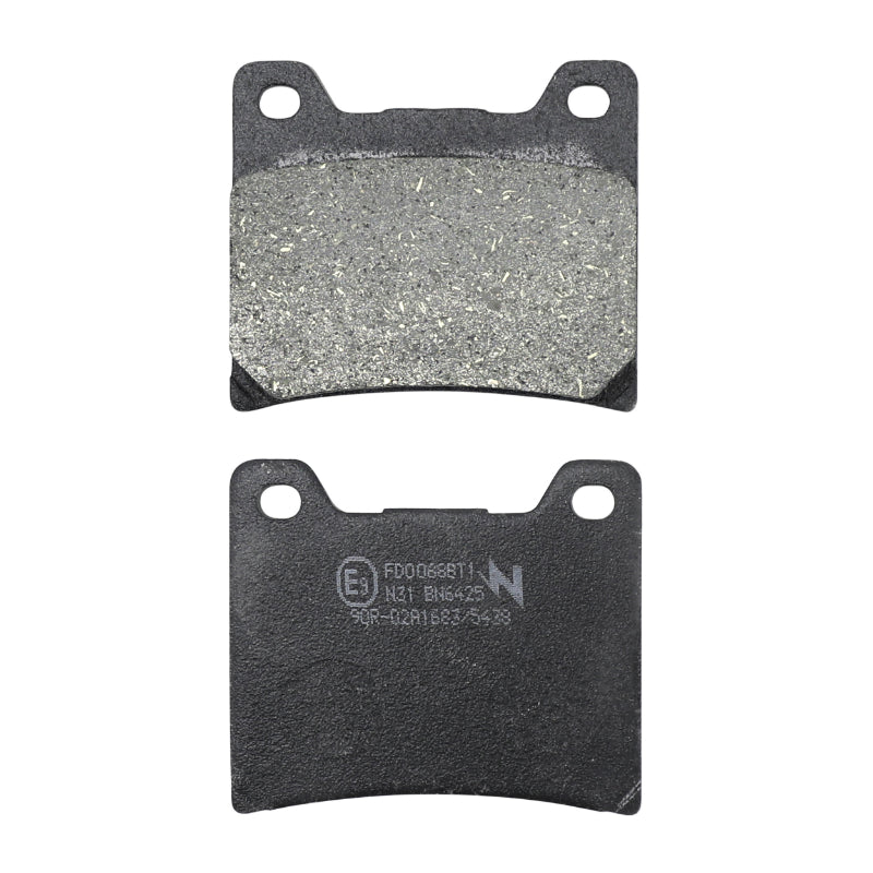 NEWFREN BRAKE PAD FOR YAMAHA 850 TDM 1991+2001, 900 XJS DIVERSION 1995+2003, 1100 BULLDOG 2002+2006, 1200 V-MAX 1991+2003 (L 64mm - H 54.5mm - P 9mm) (FD0068BT) (ORGANIC TOURING)