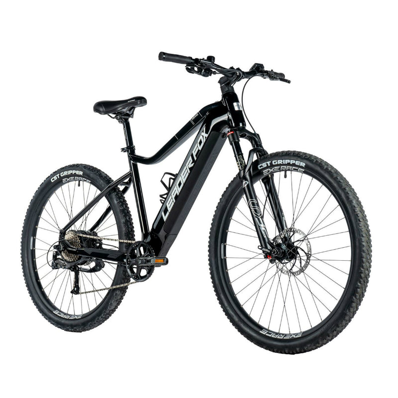 VELO ELECTRIQUE-VAE VTT 29 LEADER FOX ARIMO 2024 HOMME NOIR BRILLANT 9V MOTEUR ROUE AR BAFANG 36V 45Nm BATTERIE 20Ah (17,5'' - h45cm - TAILLE M - POUR ADULTE DE 168cm à 178cm)