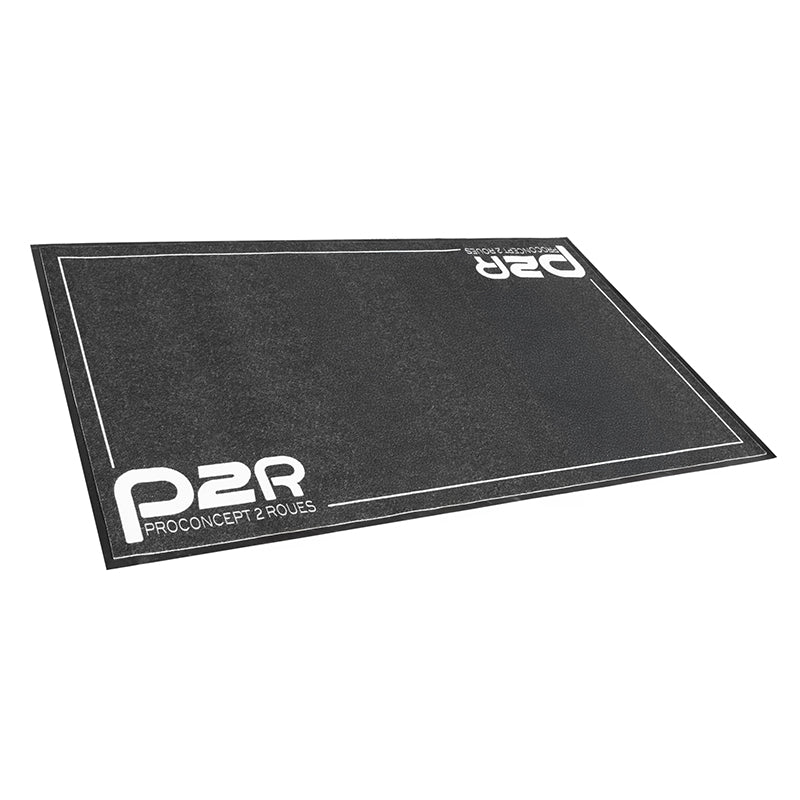 TAPIS DE SOL ENVIRONNEMENTAL P2R DESIGN HORIZONTAL NOIR-BLANC 160x102 cm (CERTIFIE BSCI)