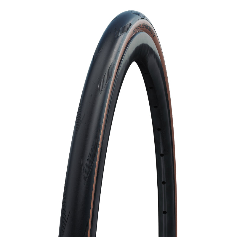 WEGBAND 700 X 30 SCHWALBE ONE RACEGUARD ADDIX TUBELESS READY TS ZWART-BEIGE (30-622)