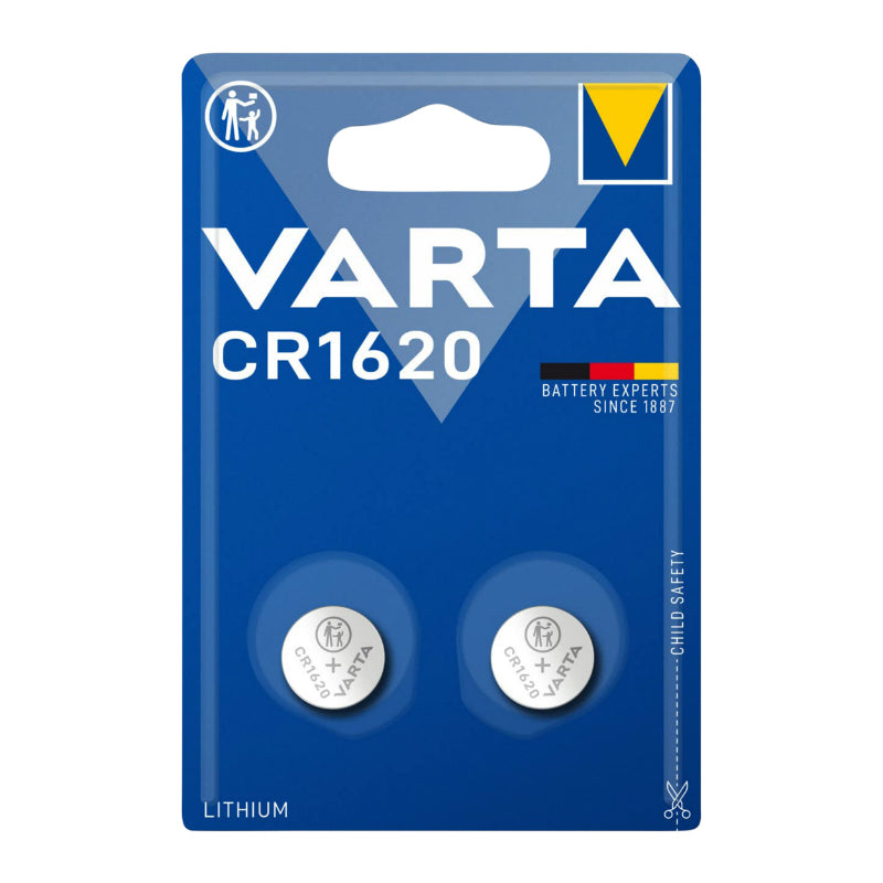 CR1620 VARTA LITHIUM 3V KNOOPBATTERIJ (VERKOCHT PER 2)