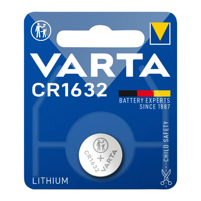 CR1632 VARTA LITHIUM 3V KNOOPBATTERIJ (AFZONDERLIJK VERKOCHT)