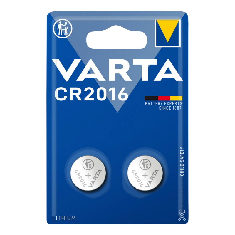 CR2016 VARTA LITHIUM 3V KNOOPBATTERIJ (VERKOCHT PER 2)