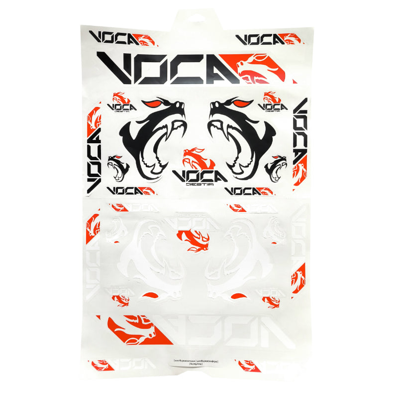 VOCA BESTIA STICKER (SHEET 600x380 mm - 28 STICKERS)