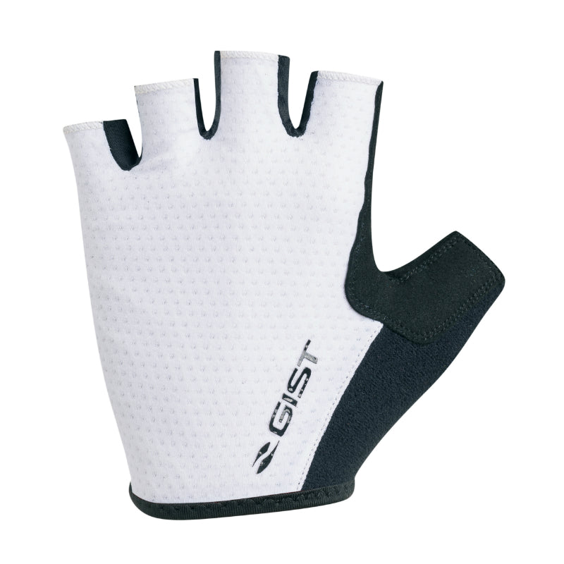 GANTS VELO COURT GIST RAPID GEL NOIR-BLANC L (PAIRE SUR CARTE) SANS VELCRO  -5518-