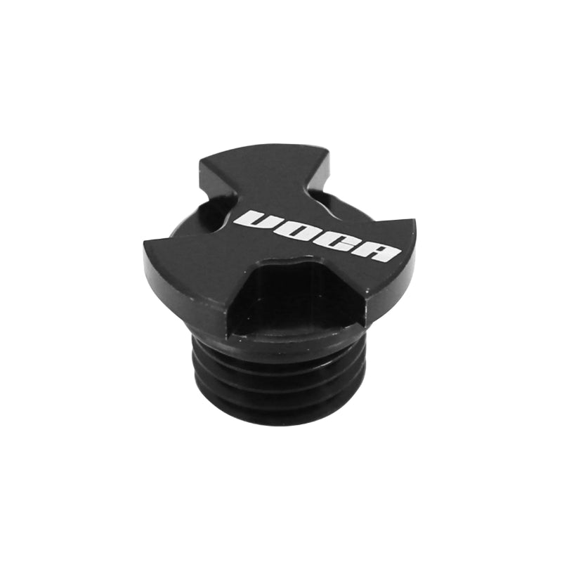 BOUCHON D'HUILE 50 A BOITE VOCA EVO V2 POUR DERBI 50 SENDA, GPR (MOTEUR EURO 2, 3, 4)  ALU CNC NOIR