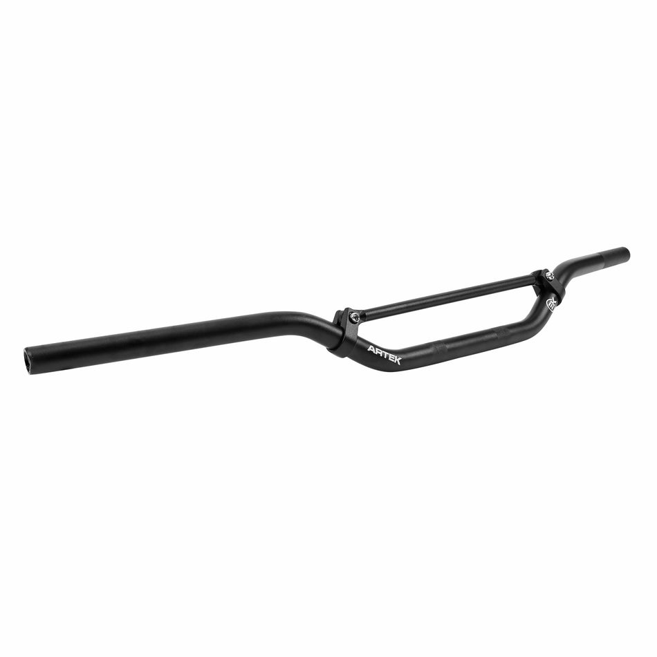 HANDLEBAR 50 WITH ARTEK BOX FOR BETA 50 RR-RIEJU 50 MRT-SHERCO 50 SM-R, SE-R-GILERA 50 SMT, RCR-DERBI 50 SENDA DIAM 22.2 mm LENGTH 800 mm HEIGHT 72 mm BLACK STEEL