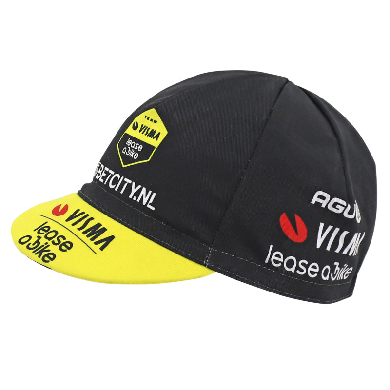 VISMA PRO TEAM CYCLING CAP YELLOW-BLACK