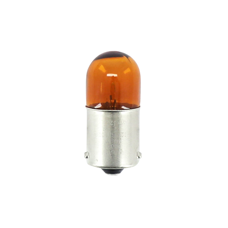 AMPOULE-LAMPE STANDARD 12V 10W CULOT BAU15s NORME RY10W GRAISSEUR ERGOTS DECALES ORANGE (CLIGNOTANTS) (VENDU A L'UNITE)  -OSRAM-