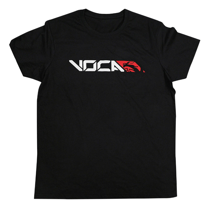 TEE-SHIRT VOCA TAILLE   S NOIR (LOGO BLANC ET ROUGE)