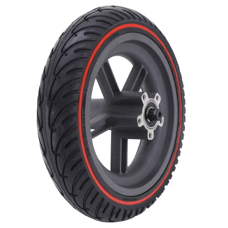 XIAOMI PRO, PRO2 REAR SCOOTER WHEEL (WITH BLACK TIRE RED STRIPE 8.5 x2) -P2R-