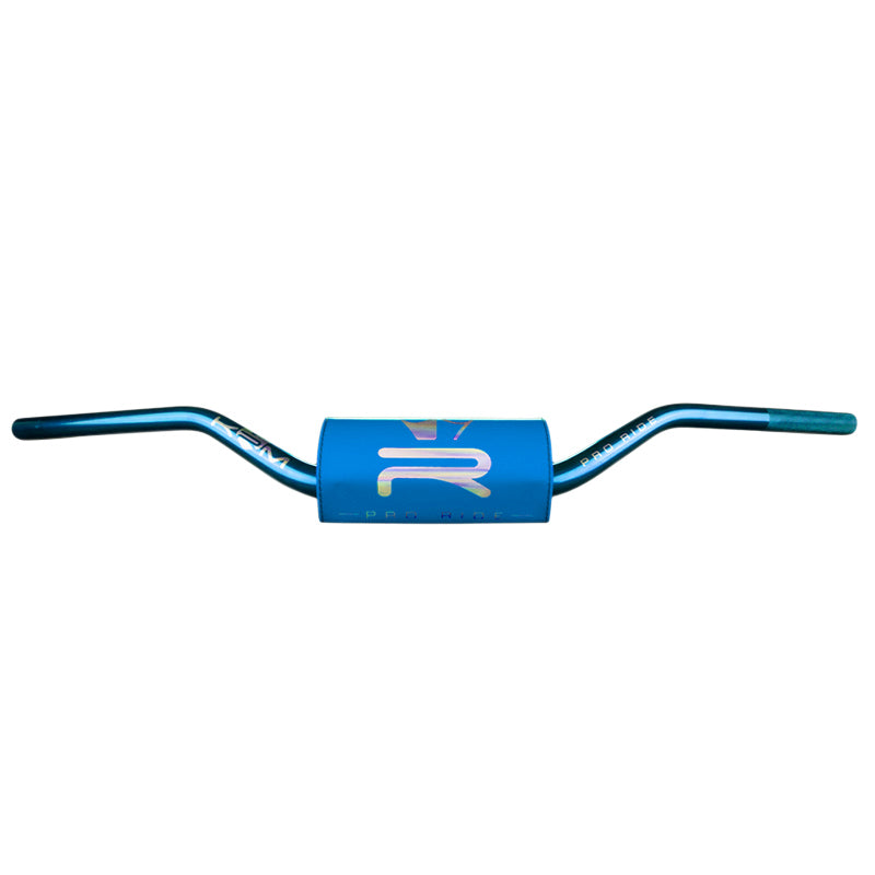 HANDLEBAR 50 A BOX KRM PRO RIDE OVERSIZE DIAM 28.6mm ALU FULL BLUE WITH BLUE FOAM HOLOGRAPHIC LOGO