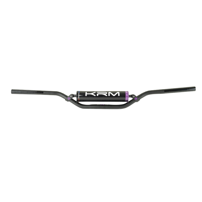 HANDLEBAR 50 A BOX KRM PRO RIDE DIAM 22.2mm ALU BLACK-PURPLE WITH FOAM