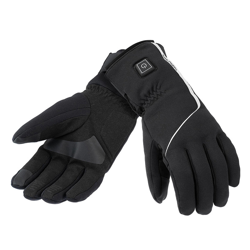 TUCANO MEN'S SOWARM HEATED AUTUMN-WINTER GLOVES TOUCH SCREEN COMPATIBLE BLACK SIZE 8 (S) (COMES WITH BATTERY) (CE EN 13594:2015 APPROVED)