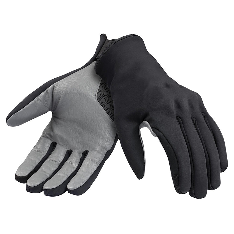 GANTS AUTOMNE-HIVER TUCANO HOMME SPRINT HYDROSCUD NOIR-GRIS ETANCHE  T 8 (S)  (HOMOLOGUE CE EN13594:2015)(COMPATIBLE ECRAN TACTILE)