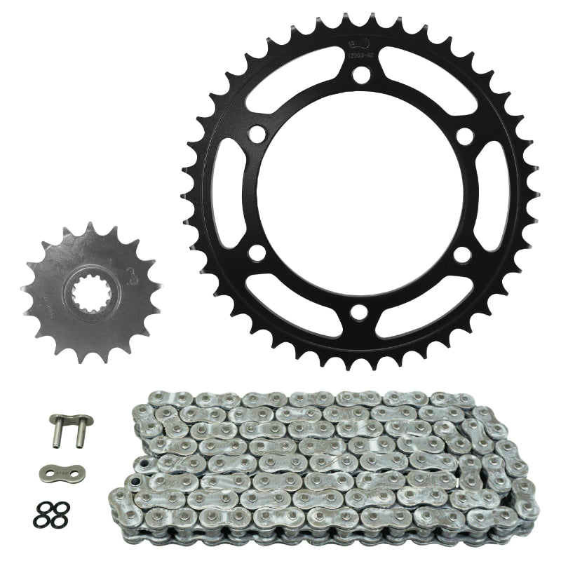 KIT CHAINE ADAPTABLE YAMAHA 850 TDM 1996+1998  525  17x42  (DIAM COURONNE 125-145-10.5)  (DEMULTIPLICATION ORIGINE)  -AFAM-