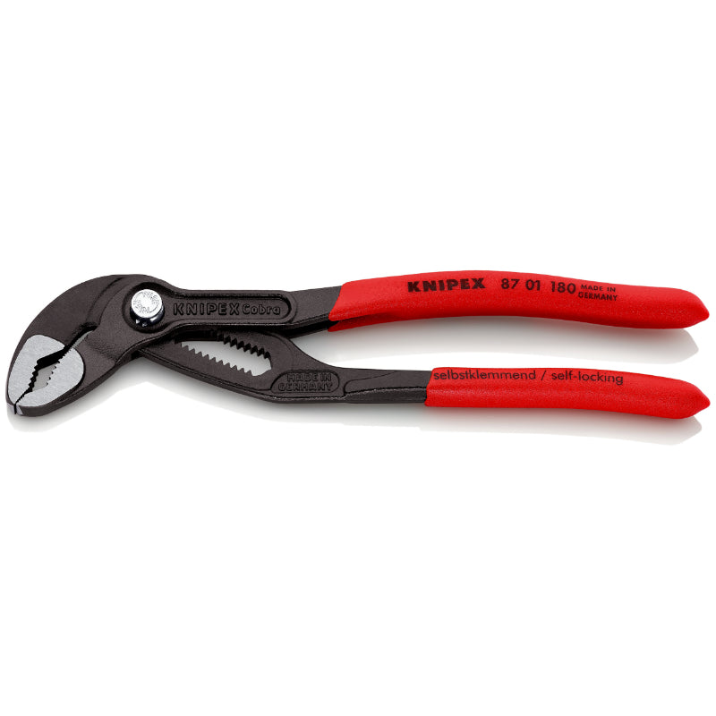 PINCE MULTI PRO KNIPEX COBRA 180mm GRIS ANTIROUILLE  (87 01 180)  -MADE IN GERMANY-