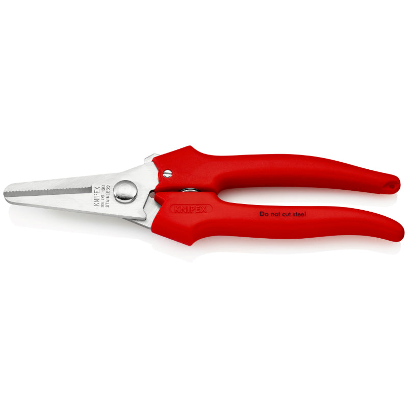 CISEAU-CISAILLE UNIVERSELLE PRO KNIPEX 190mm CHROME (DROIT) (95 05 190)  -MADE IN GERMANY-