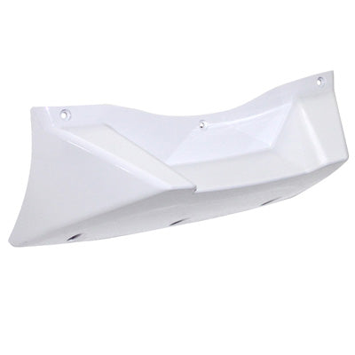 SABOT BAS DE CAISSE SCOOT REPLAY DESIGN EDITION ADAPTABLE MBK 50 BOOSTER 2004+-YAMAHA 50 BWS 2004+ BLANC BRILLANT