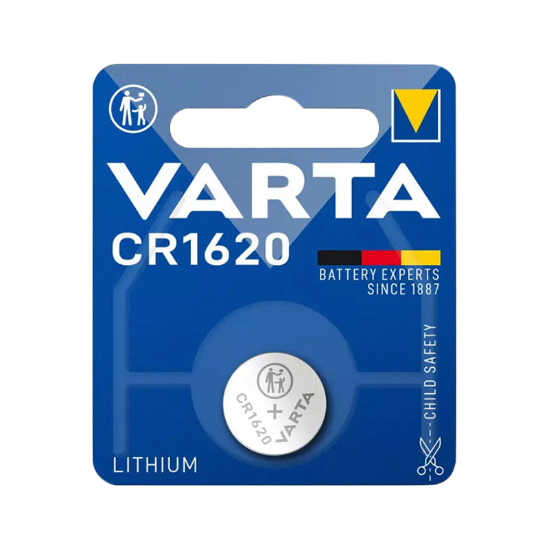 CR1620 VARTA LITHIUM 3V KNOOPBATTERIJ (AFZONDERLIJK VERKOCHT)