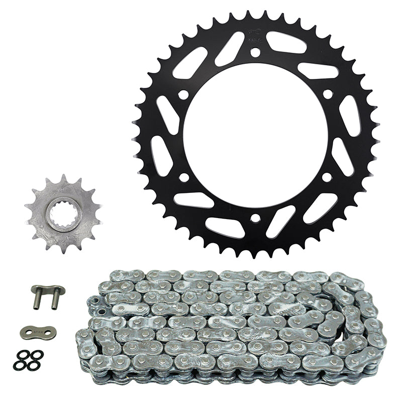 ADAPTABLE CHAIN ​​KIT FANTIC 500 CABALLERO SCRAMBLER 2021+ 520 14x45 (CROWN DIAM 136-156-8.50) (ORIGINAL GEARBOX) -AFAM-