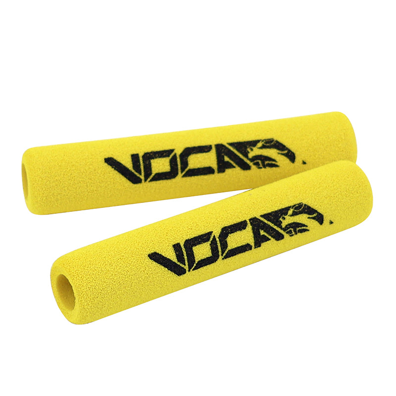 MOUSSE POUR LEVIER DE FREIN JAUNE (PAIRE)  -VOCA RACING-