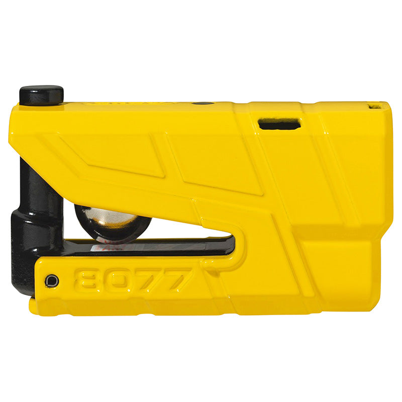 ANTIVOL BLOQUE DISQUE ABUS GRANIT DETECTO XPLUS AVEC ALARME SONORE 100Db DIAM 19mm JAUNE (CLASSE SRA)