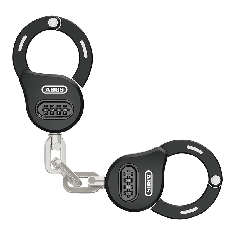 ANTI-THEFT BICYCLE - SCOOTER WITH HANDCUFFS ABUS CHAIN ​​CLAW COMBINATION LENGTH 100cm BLACK