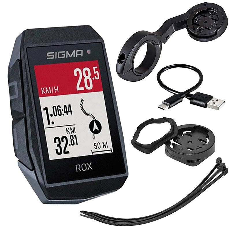 COMPTEUR SIGMA ROX11.1 EVO GPS BLANC AVEC CARDIO et  ALTIMETRE  (VRAC POUR MONTAGE ATELIER)