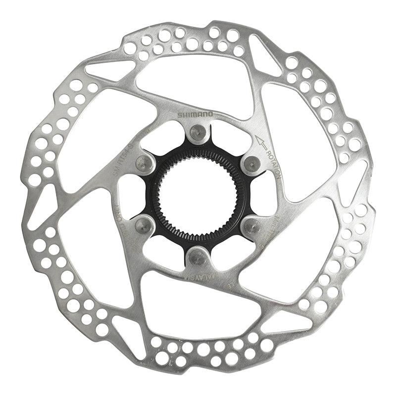 DISQUE DE FREIN VTT CENTERLOCK SHIMANO 160mm DEORE RT54 POUR PLAQUETTE RESINE (MONTAGE ATELIER)