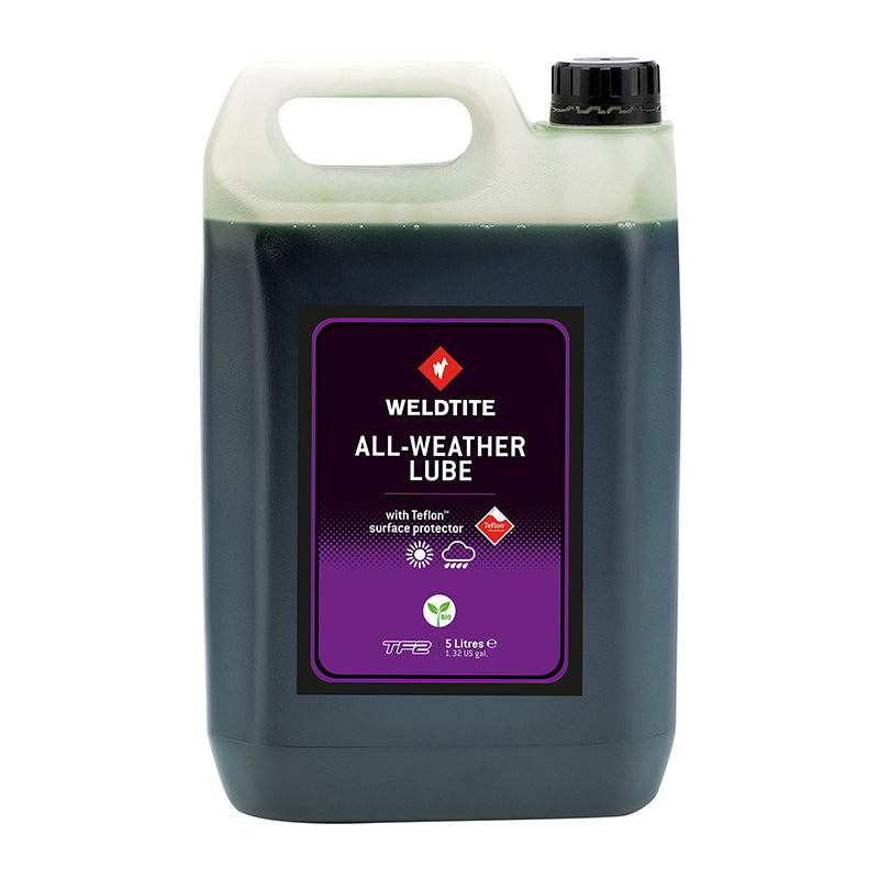 WELDTITE TF2 ALL WEATHER PERFORMANCE ALL CONDITIONS TEFLON BICYCLE CHAIN ​​LUBRICANT (5L)