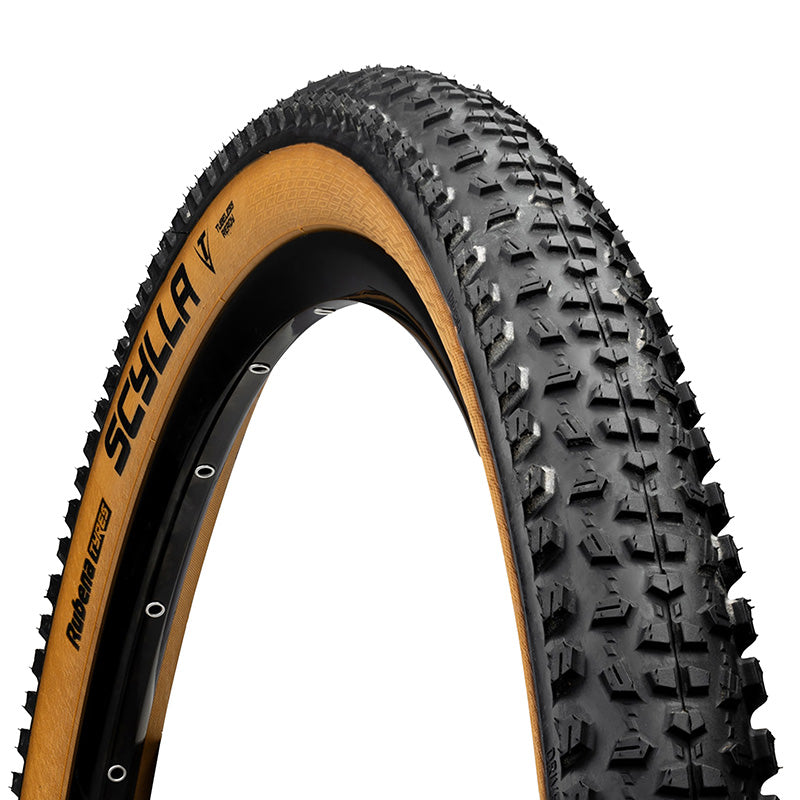 PNEU VTT 29 X 2.45 RUBENA SCYLLA E-LITE NOIR-BEIGE TUBELESS READY TS (62-622) COMPATIBLE VAE