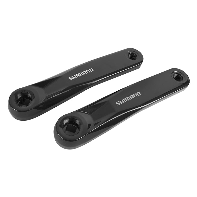 MANIVELLE DROITE + GAUCHE VAE - E-BIKE SHIMANO FC-E5010 170mm NOIR JIS POUR MOTEUR SHIMANO E5000 (PAIRE)