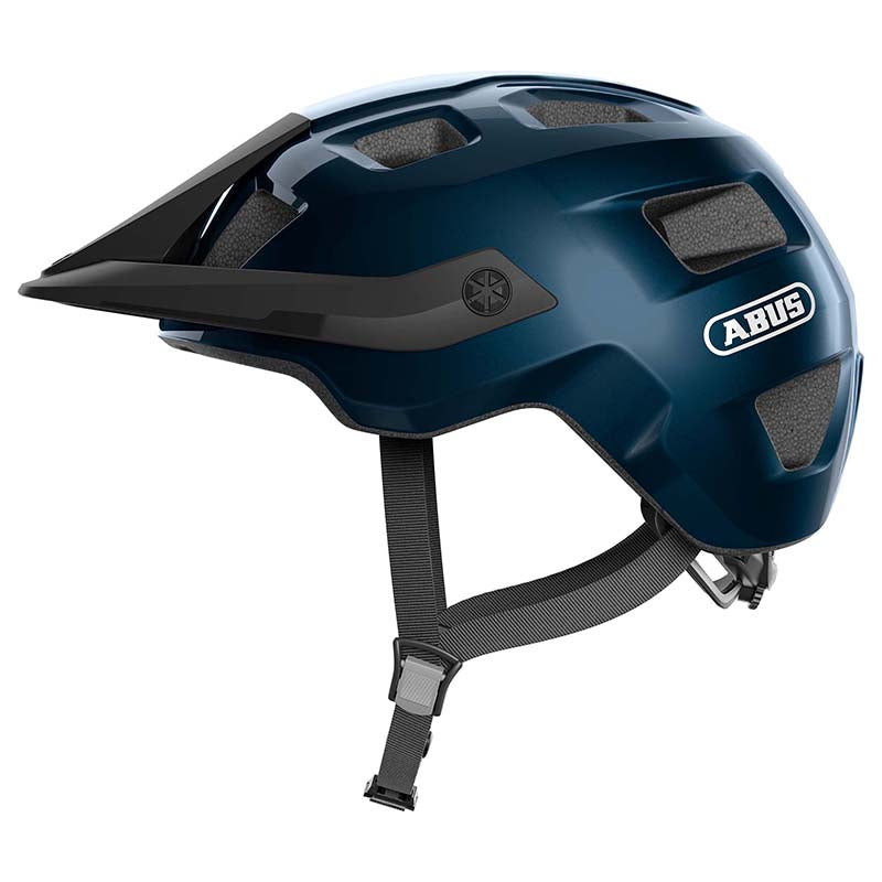 CASQUE VELO ADULTE ABUS VTT MOTRIP BLEU NUIT TAILLE L (57-61cm) REGLAGE MOLETTE