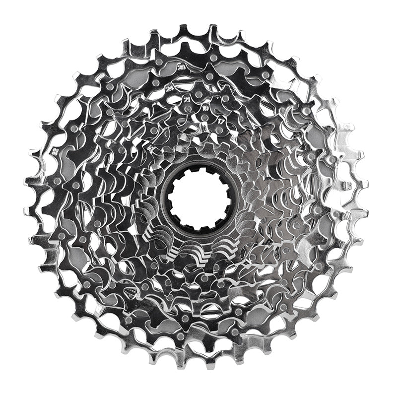 12V CASSETTE. SRAM AXS RIVAL XG1250 XDR 10-36 SILVER (SRAM PRINT) (10,11,12,13,15,17,19,21,24,28,32,36) (WORKSHOP ASSEMBLY)