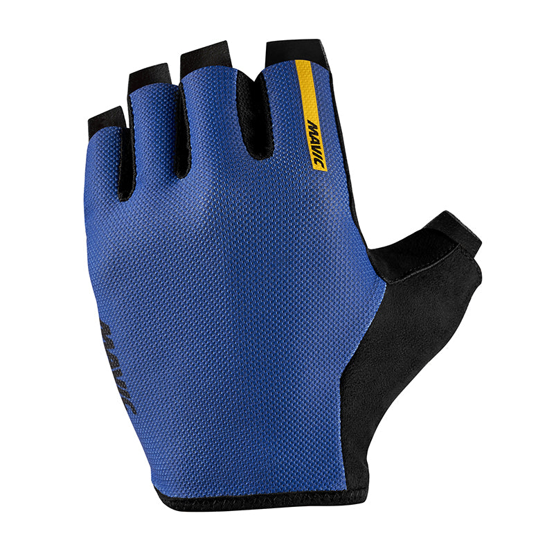 GANTS VELO COURT MAVIC ESSENTIAL GEL MI-SAISON BLEU   S (PAIRE SUR CARTE) SANS VELCRO