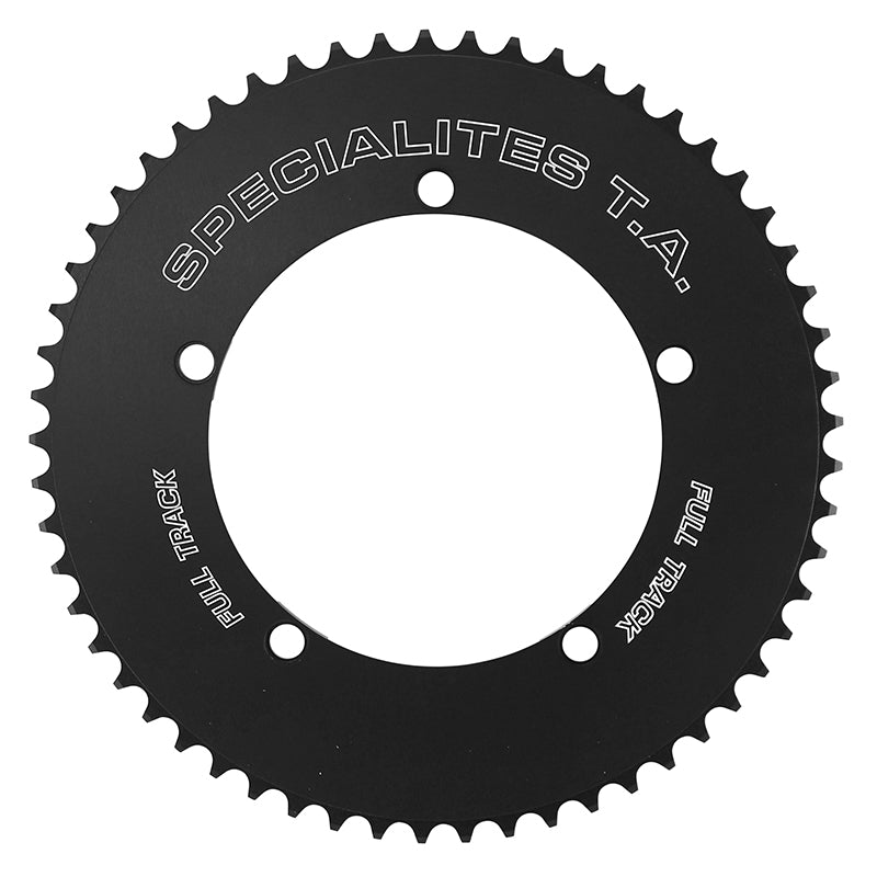 CHAINRING TRACK 5BRA D.144 TA FULL TRACK 61TTS BLACK ALU 7075 FOR 3.17mm CHAIN ​​(1"1-8)