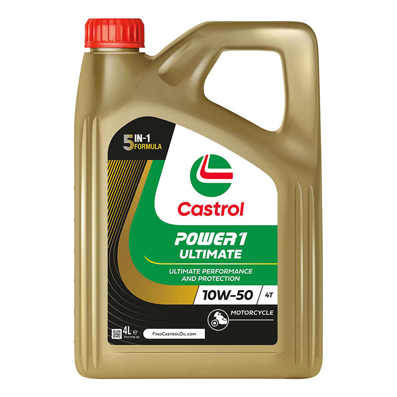 HUILE MOTEUR 4 TEMPS CASTROL POWER 1 ULTIMATE 4T 10W50  (4 L)