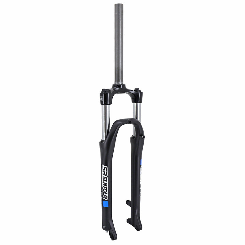 FOURCHE VTT 29 " SUNTOUR XCE28 NOIR 100mm POUR FREIN A DISQUE PIVOT LISSE L255mm 1"1-8-28.6 EXTERIEUR - ROUE BLOCAGE RAPIDE