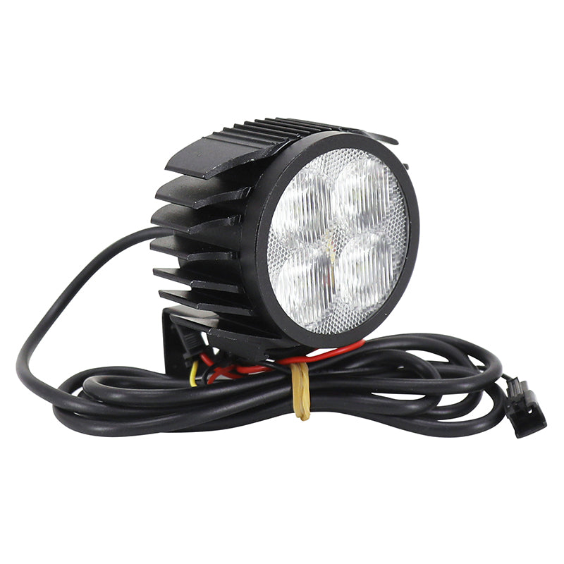 LED HEADLIGHT FOR FC1 SCOOTER COMPATIBLE WITH SMARTGYRO-KUGOO WITH INTEGRATED HORN BLACK -P2R SELECTION-