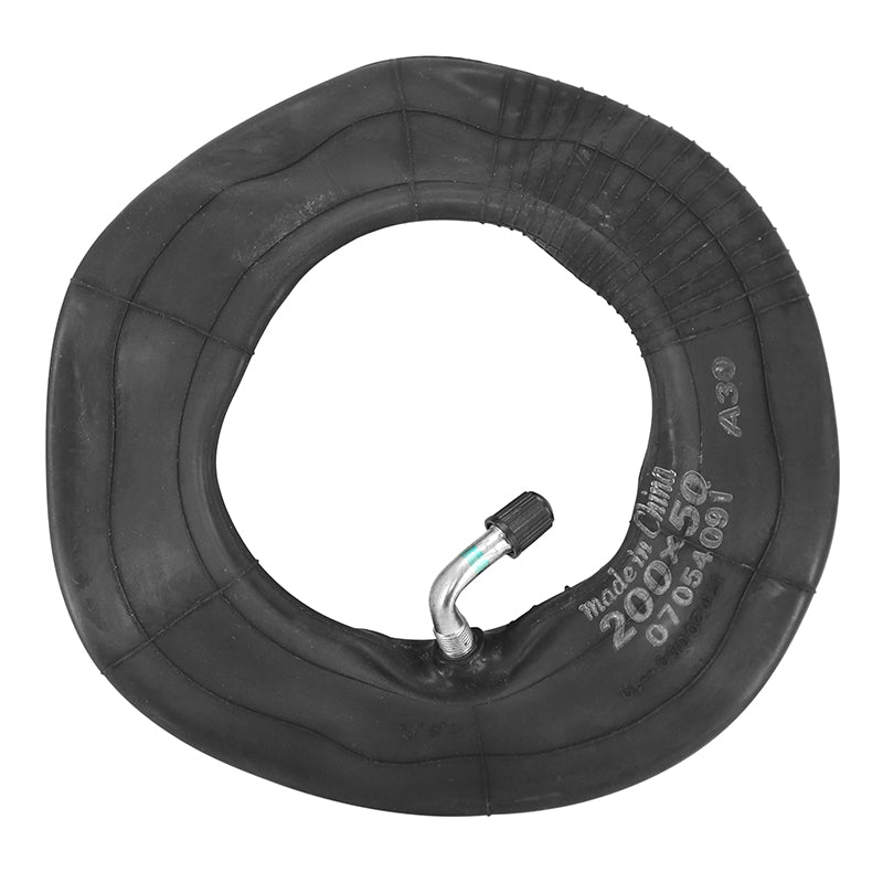 SCOOTER INNER TUBE 200 X 50 (8 X 2) STANDARD CST VALVE ANGLED 90° (45° ROLLING DIRECTION)