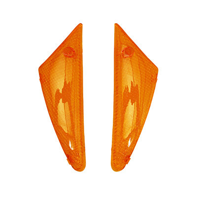 CABOCHON CLIGNOTANT SCOOT ADAPTABLE PEUGEOT 50 BUXY, ZENITH, SPEEDAKE  AV ORANGE (PAIRE)  -REPLAY-