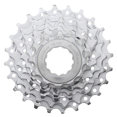 7V-CASSETTE. SUNRACE R63 12-24 ROAD VOOR SHIMANO-SRAM NIKKEL (BOEK IN DOOS) (12-13-14-16-18-21-24)