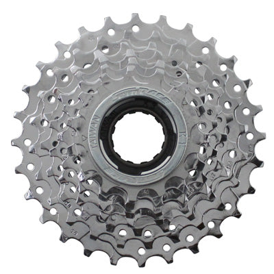 ROUE LIBRE  7V. SUNRACE 13-28 CHROME INDEXEE (EN BOITE)