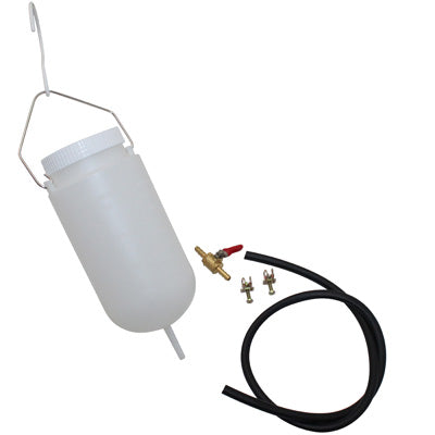 RESERVOIR ATELIER AUXILIAIRE P2R AVEC ROBINET + DURITE + CROCHET (1 LITRE)