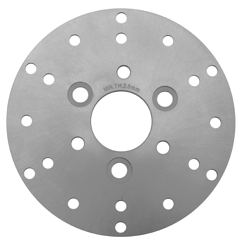 ADAPTABLE BRAKE DISC MBK 50 BOOSTER 1990+1998 AV - YAMAHA 50 BWS 1990+1998 AV - PEUGEOT 50 LUDIX SNAKE 2004+AV, V-CLIC AV - PIAGGIO 50 ZIP 1993+1999 AV (EXT 155mm - INT 40.6mm - 3 HOLES) -IGM-