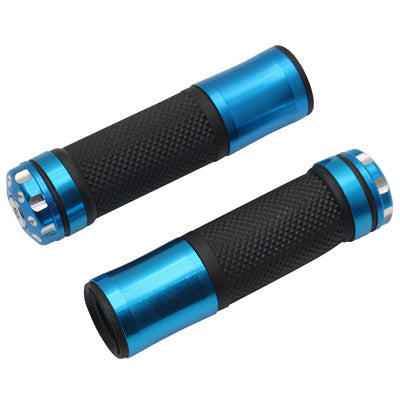 REVETEMENT POIGNEE AVOC MOTO ON ROAD R375 BLEU CLOSED END 130mm (PAIRE)