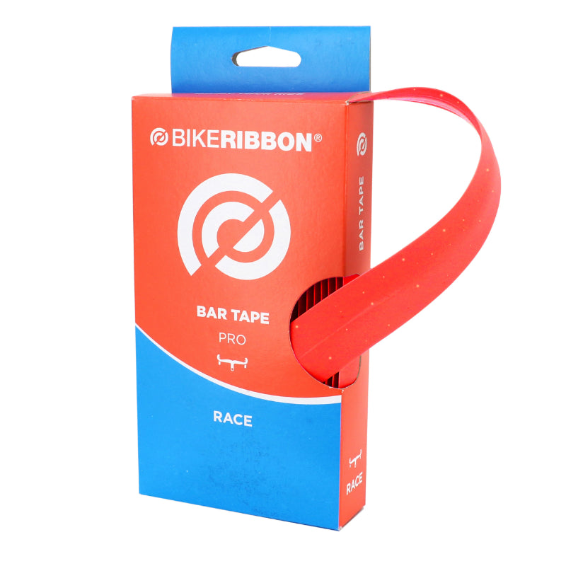 RUBAN DE GUIDON - CINTRE BIKE RIBBON CORK GEL ROUGE AVEC LIEGE