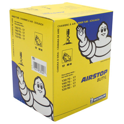 CHAMBRE A AIR 17'' 120-90-17, 130-70-17, 130-80-17, 140-70-17 MICHELIN 17MH VALVE TR4