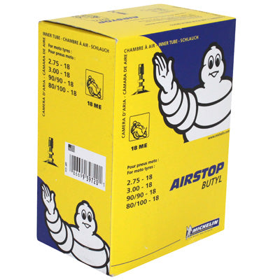 CHAMBRE A AIR 18''  2.75 A 3.00-18, 90-90-18 MICHELIN 18ME VALVE TR4